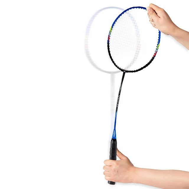 
New customized logo in different colors high quality offensive durable badminton racket tennis racket wholesale and retail 