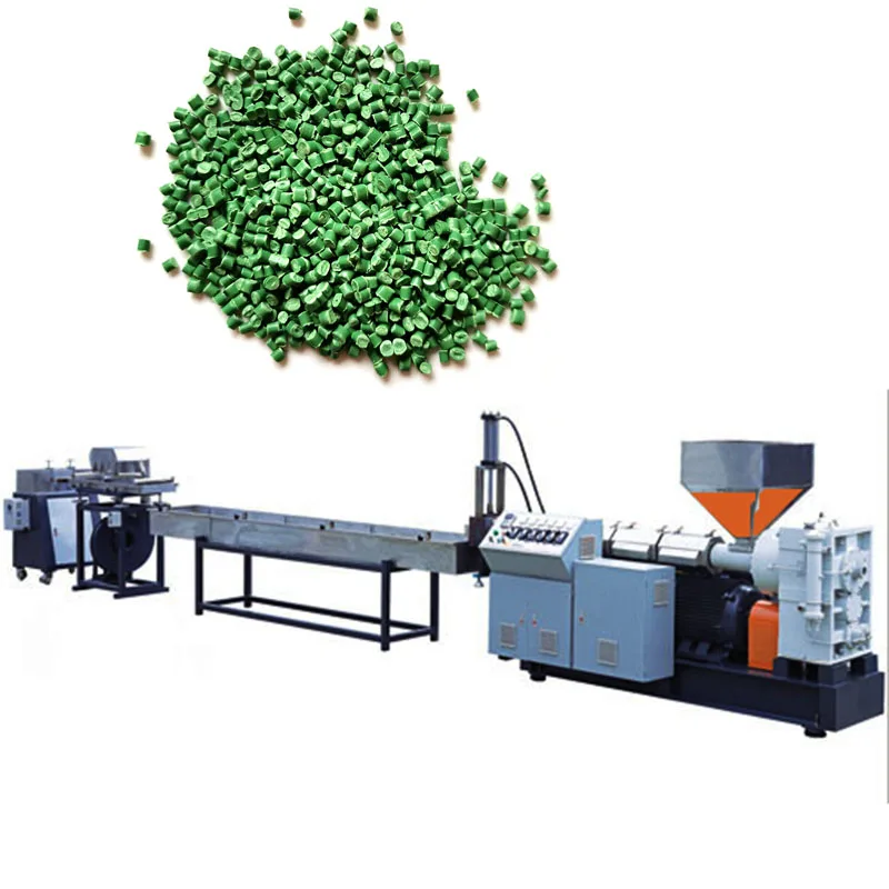 Биоразлагаемые пластиковые гранулы одноступенчатый экструдер оборудование для производства гранул из ПВХ производственная