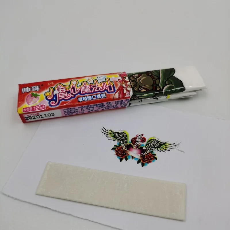 Passionate stick chewing gum for fresh breath