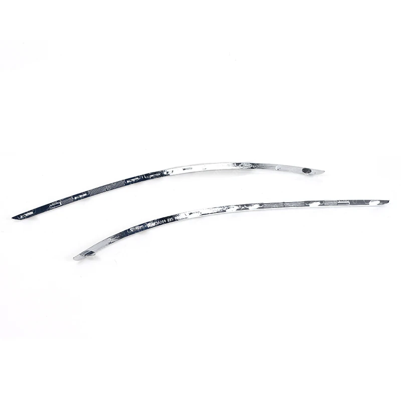 Car Front Bumper Chrome Trim Molding For Mercedes-Benz W204 C300 C350 2008 2009 2010 2011 2048850821 2048850721 Car-styling