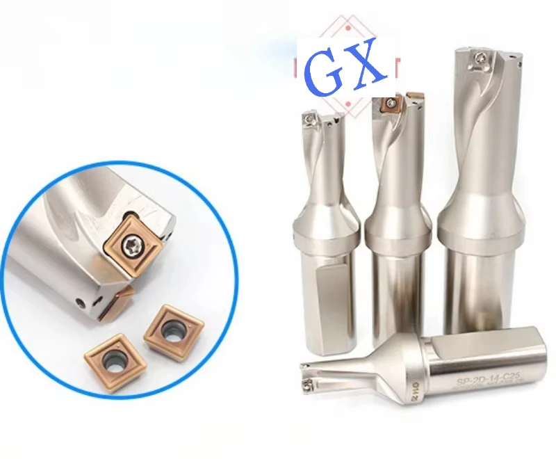 SP тип U дрель для CNC C32/C40 2D Стандартный фрезерный инструмент индексируемый высокоскоростной твердосплавный сверло