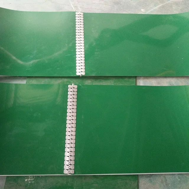 pvc PU buttorn Conveyor Belt with fastener or clip