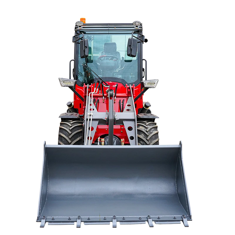 High quality scoop popular mini wheel loader 1 ton ZL10  front loader mine mining construction  underground diesel mineral