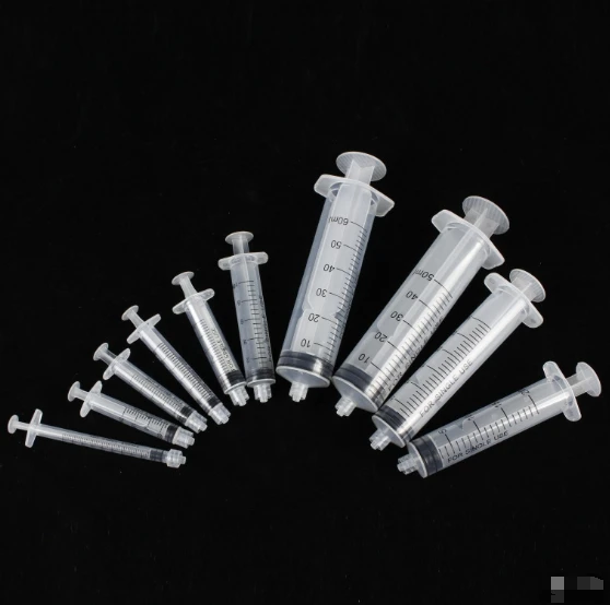 Luer lock syringe with tube needle for animals kitchen oil pump oral canulas treated injector lubricant lip gloss 15ml oem logo