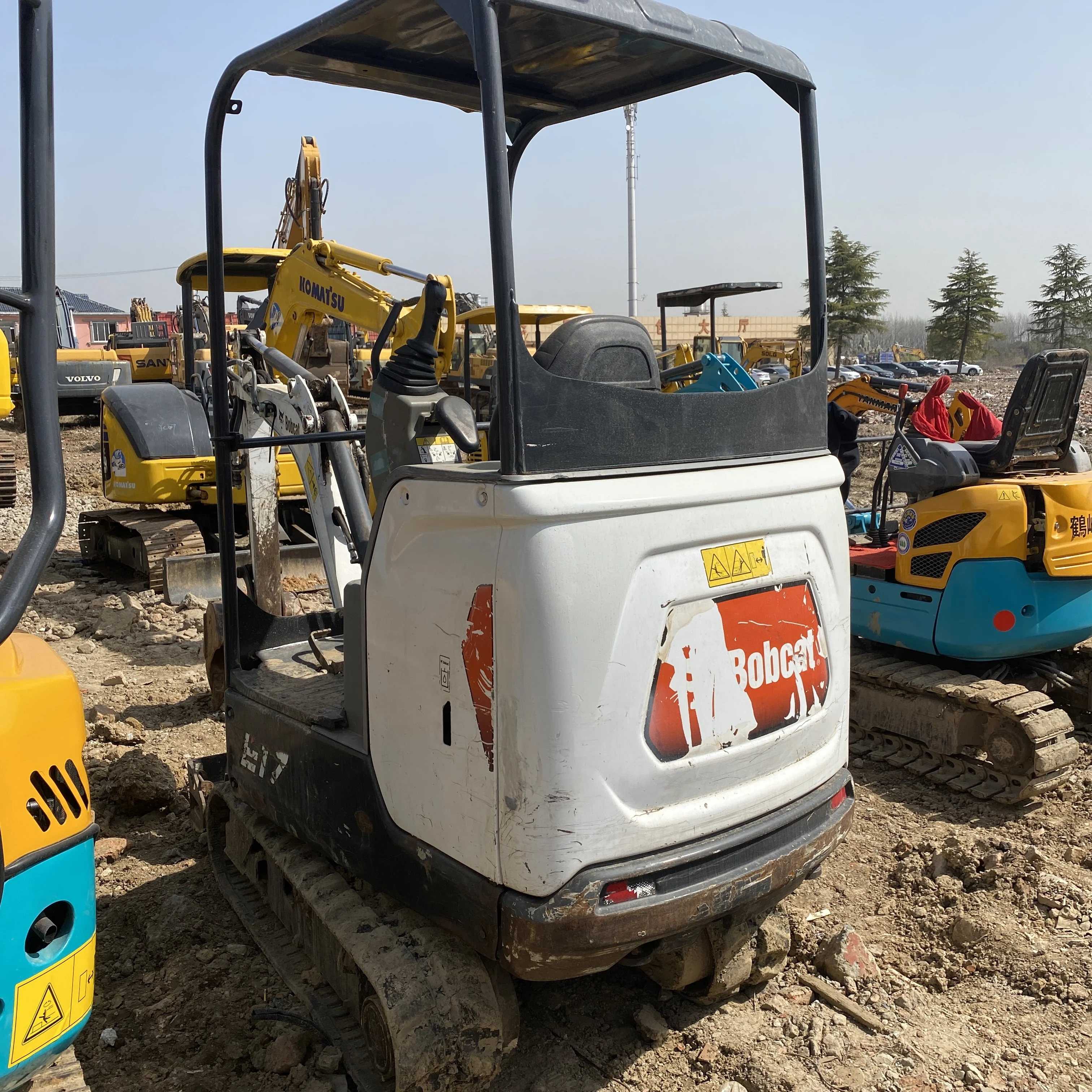 Горячая продажа Подержанный 2020 Kubota E17 Bobcat мини-экскаватор