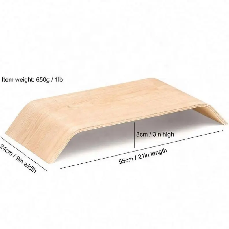 Shelf Stand for all iMac and other Computers LCD Monitors. See eye-to-eye with your Monitors Wooden Monitor Stand, Riser Stand,