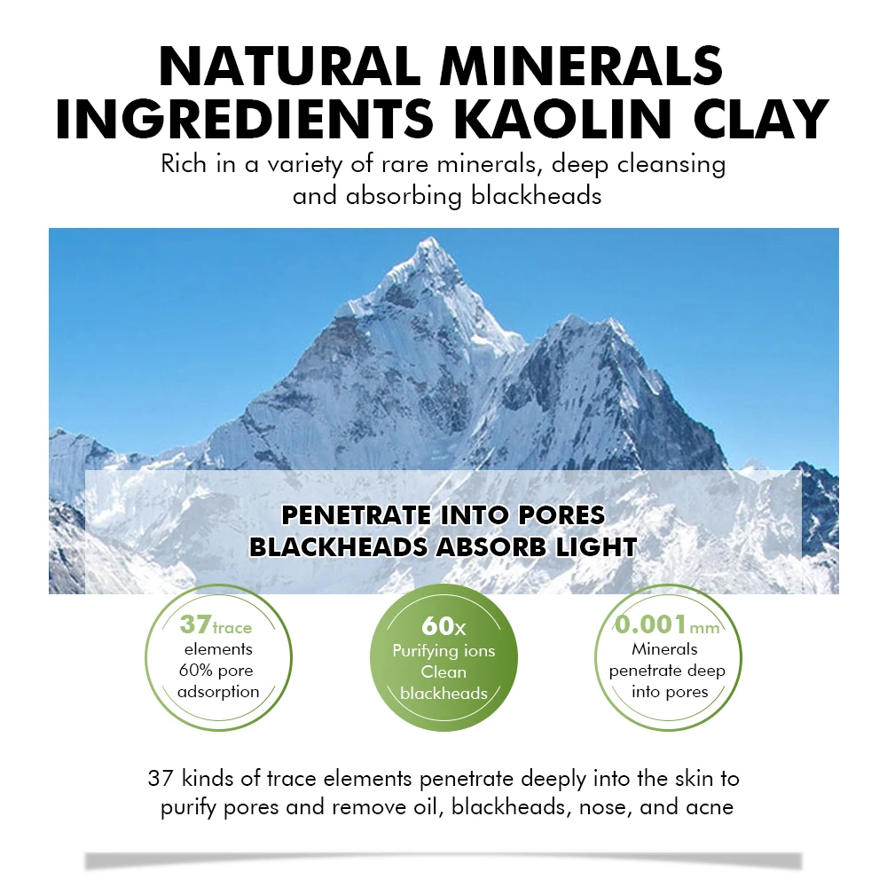 Low MOQ 40g Natural Plant Extracts Clay Mud Face Mask Skin Care Facial Mask Purifying Cleansing Green Tea Clay Mask Stick