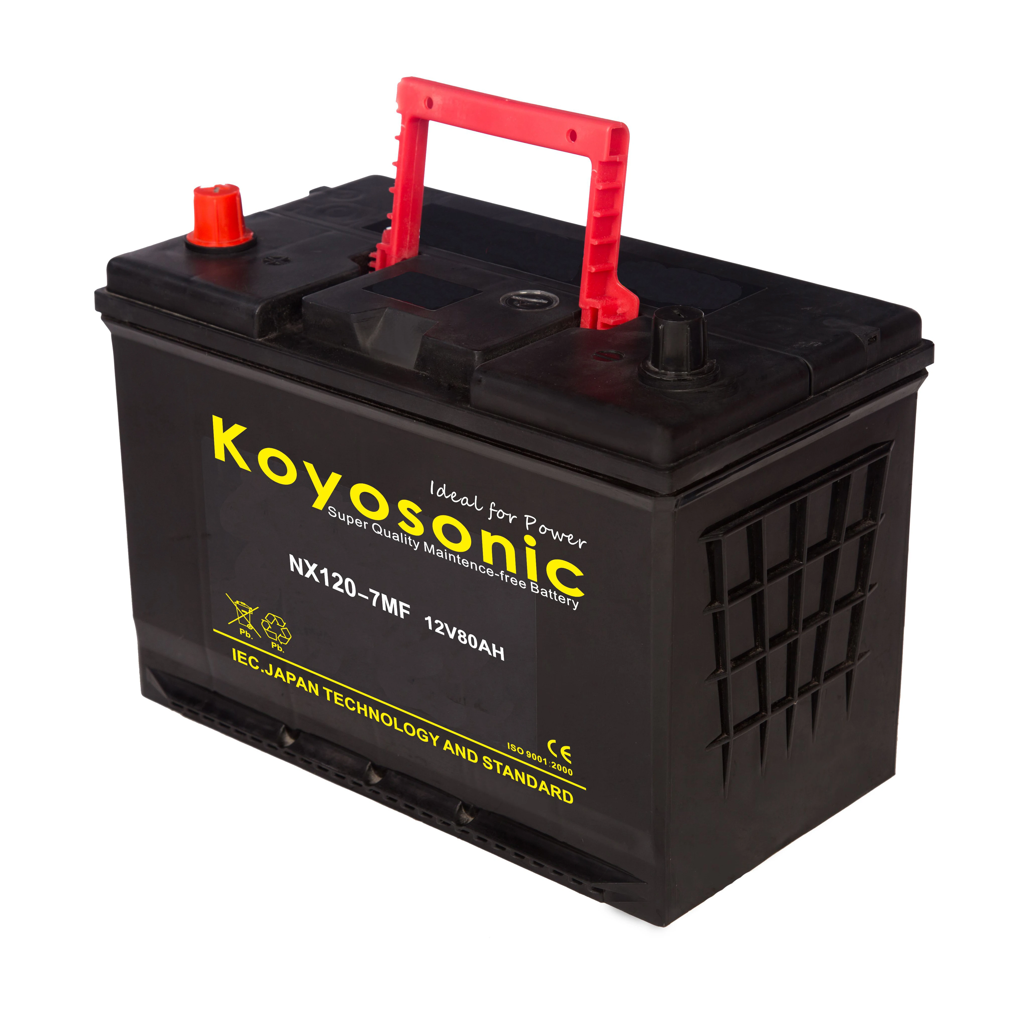 Starting 12V 80AH Car Battery Maintenance Free Automotive Battery with 2 years warranty