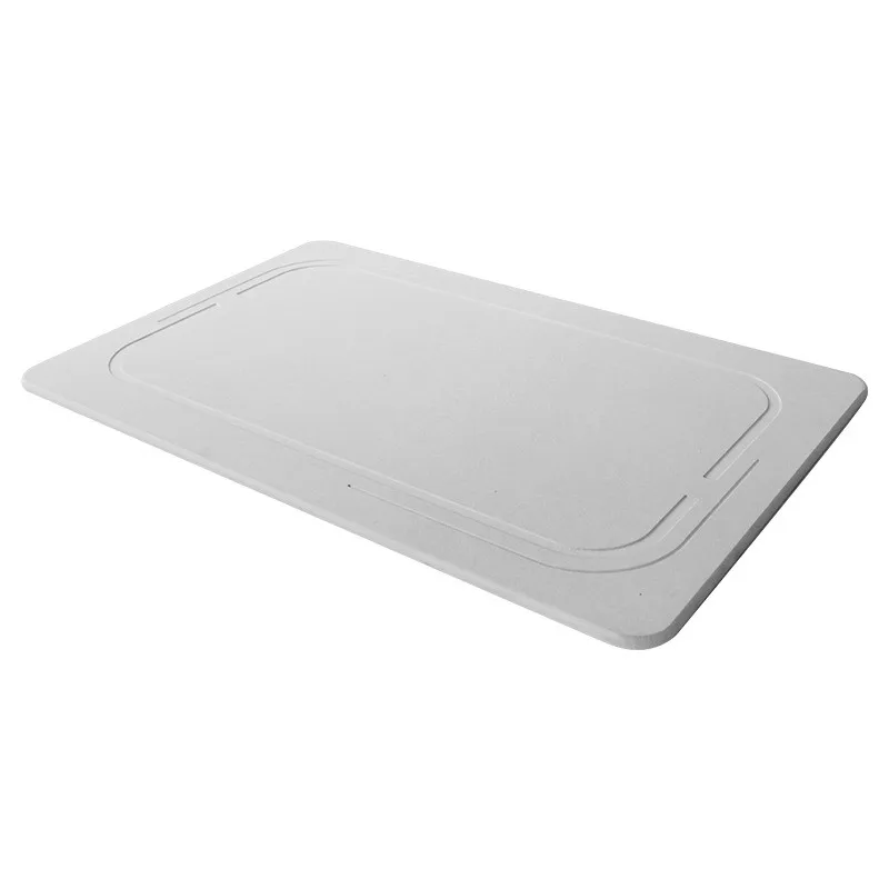 Wholesale Eco Friendly Diatomite Bath Mat Super Absorbent Diatomaceous Stone Earth Mat