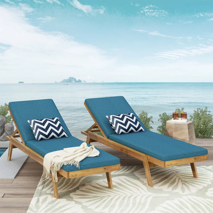 Free Shipping Within US Garden Patio Sling Sun Lounger Outdoor Recliner beach chaise lounge chair