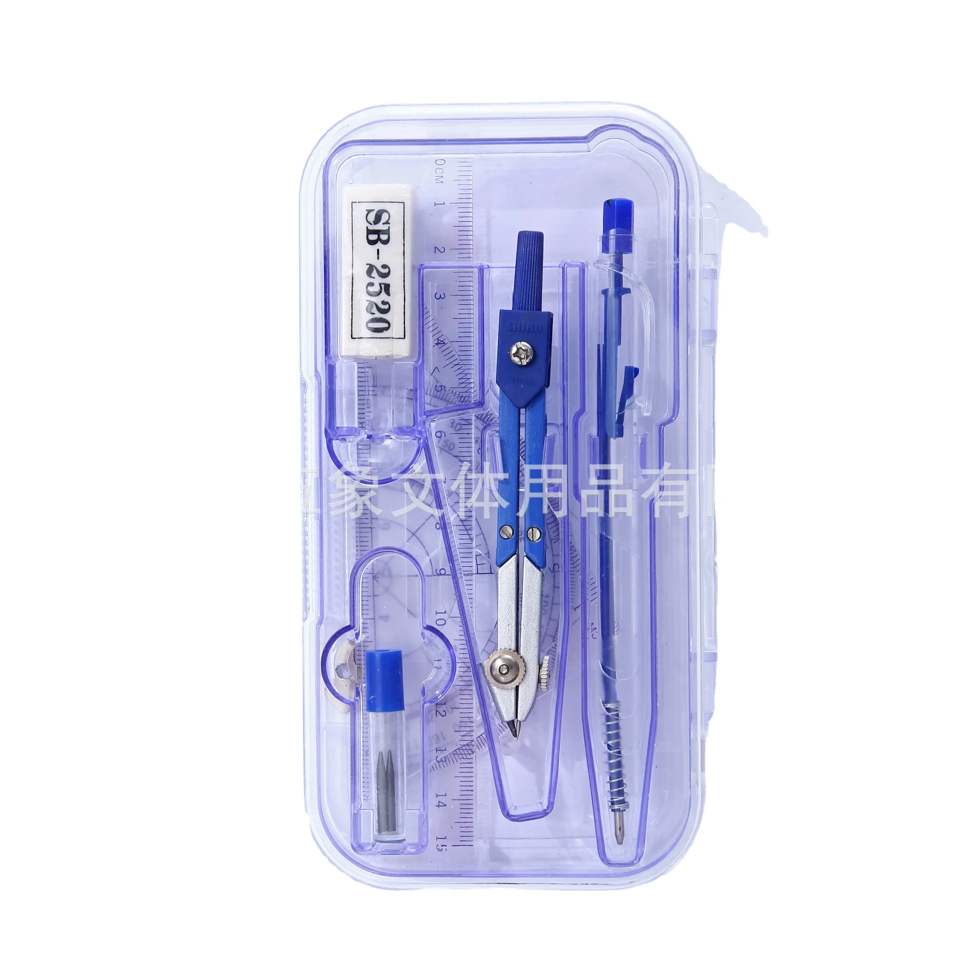 Direct Selling Mathematical Compass Painting Exam Set Geometric Protractor Drawing Ruler Compass Student Stationery