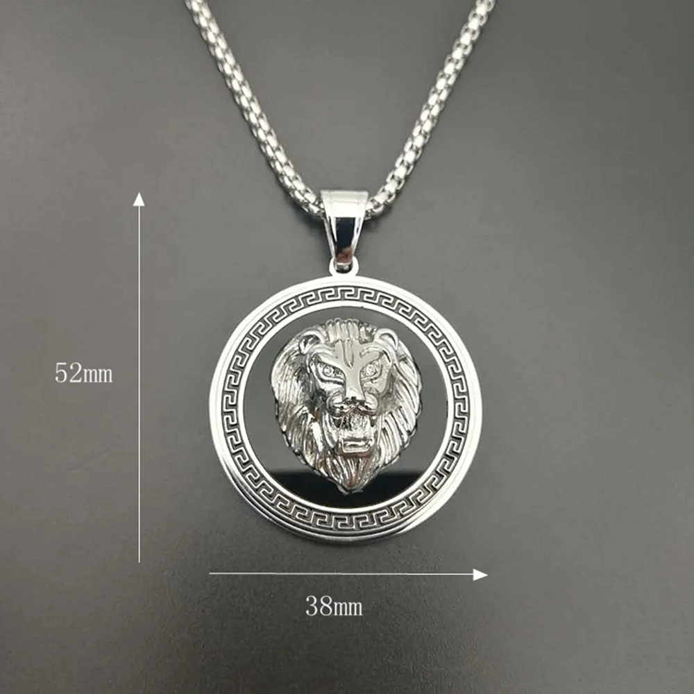 
Charm Man Gold Plated Jewelry Stainless Steel Pure Animal Pendant 