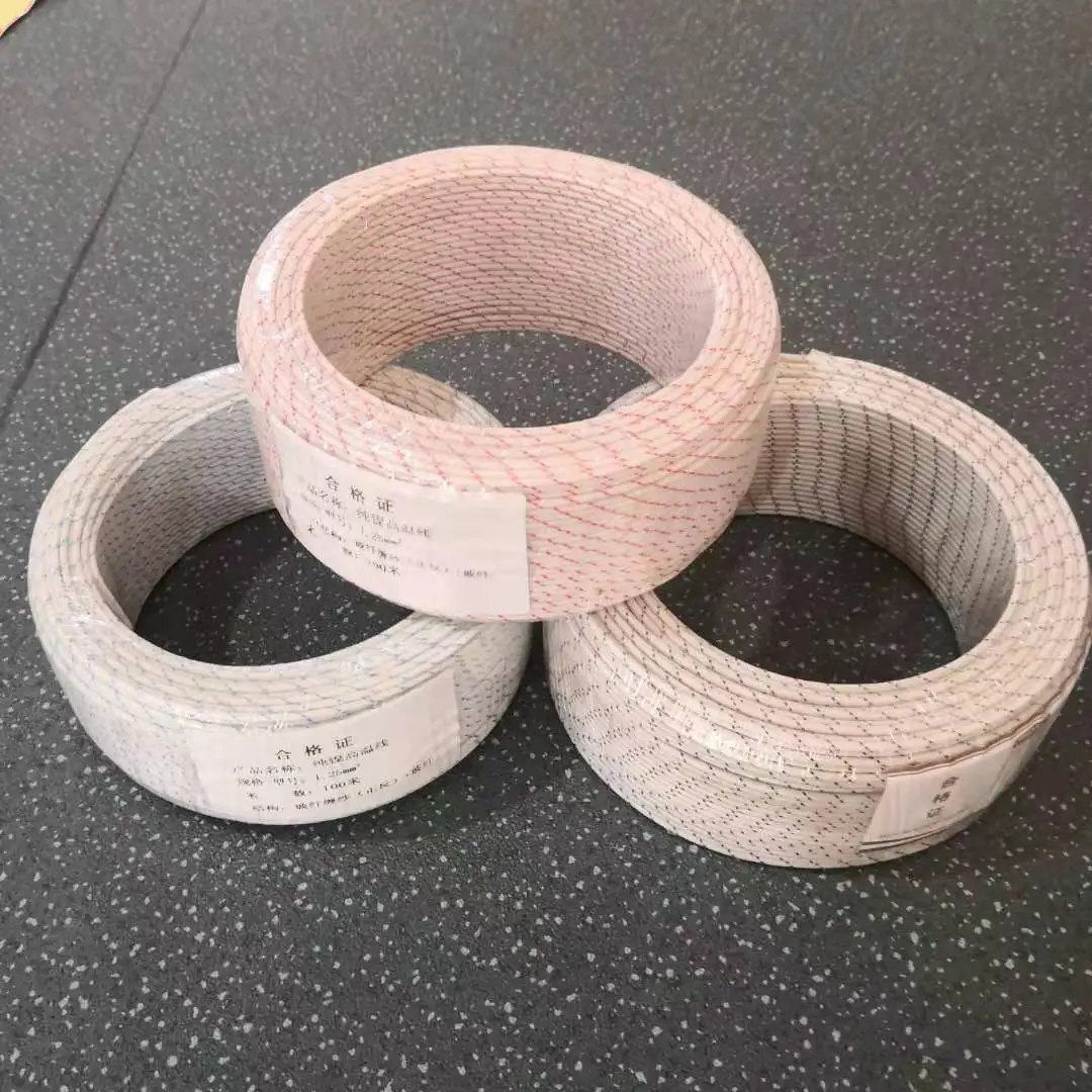 300V/500V/600V  Fiberglass braided  insulation pure nickel High Temperature wire