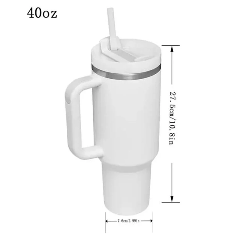 newest 30oz brand tumbler H2.0 double wall stainless steel vacuum Stan 30 oz large capacity Christmas gift cup with handle