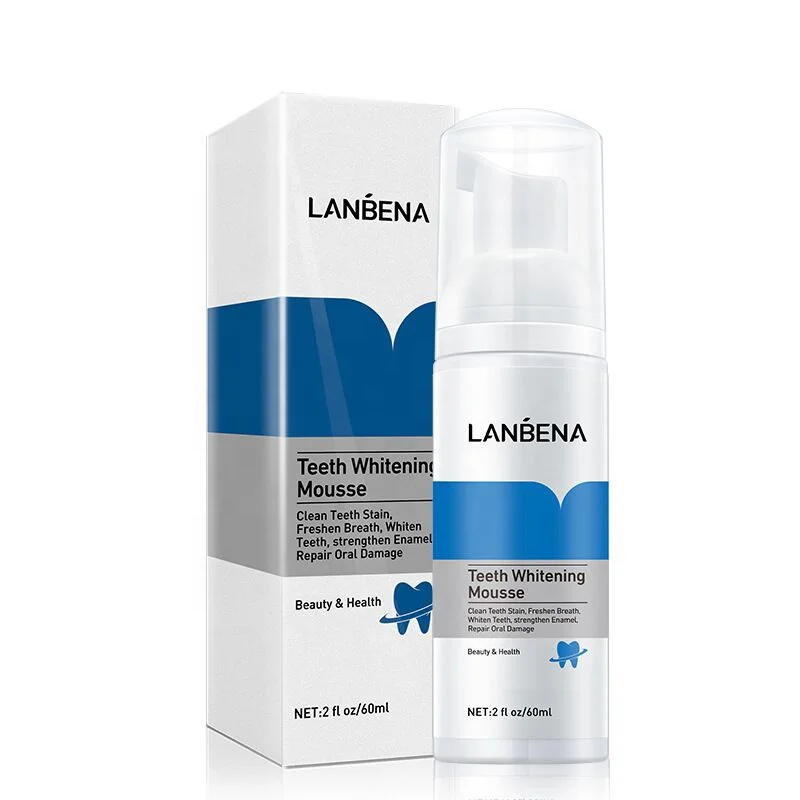 LANBENA Whitening Cleaning Bleaching Remove Stain Freshing Breath Repairing Oral Teeth Mousse For Tooth Oral Hygiene Toothpaste