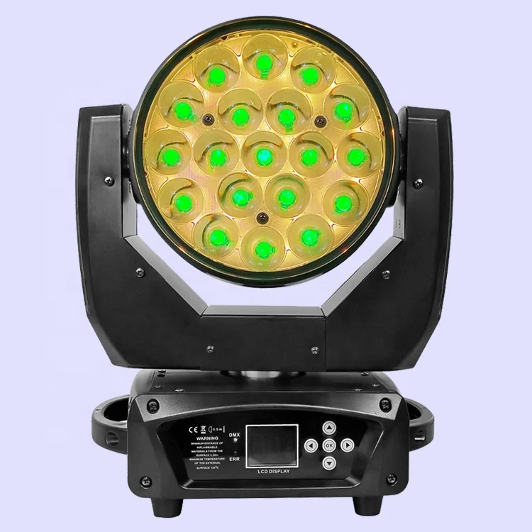 Factory Wholesale hl-19 19x15W Martin Aura XB Zoom Wash Beam Lights Moving Head LED