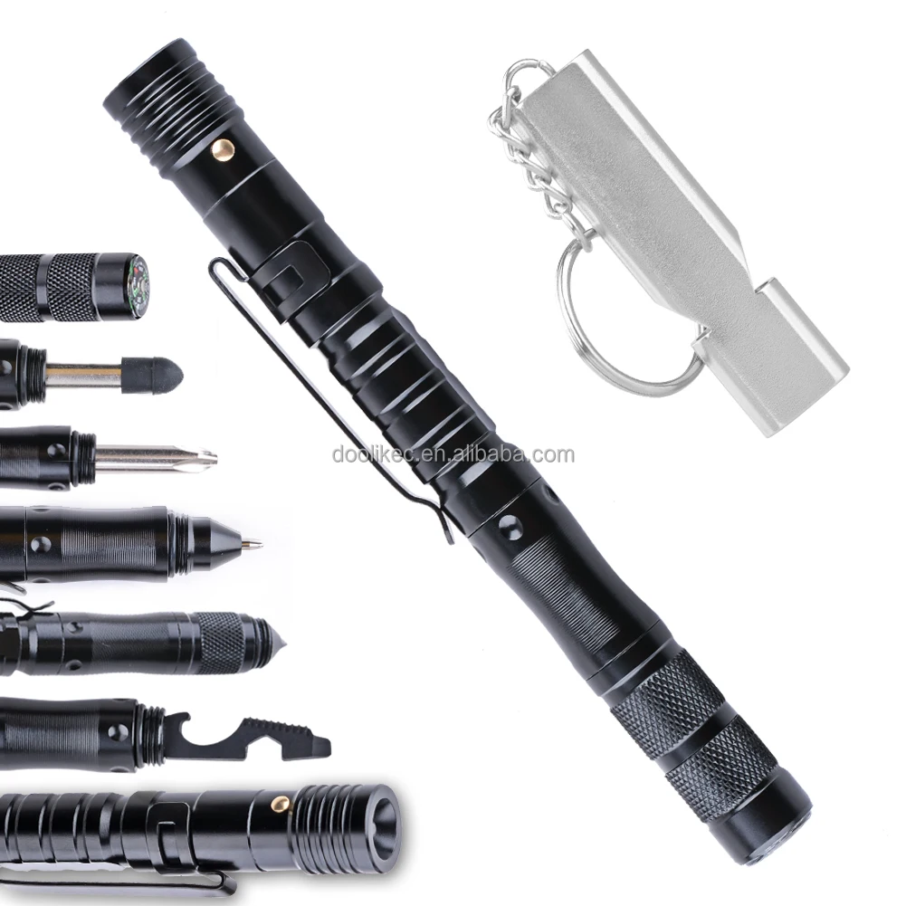 Multi-use Tactical Pen with Light Flash at Night Camping Knives Hunting Survival Multifunction Pocket Tactical Pen.jpg