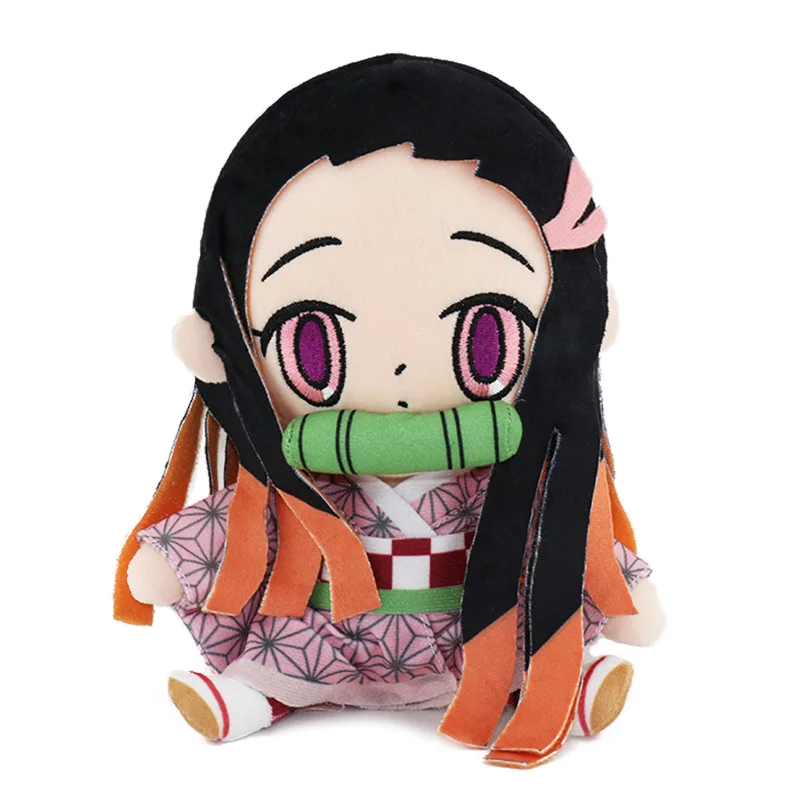 Фигурка аниме «Убийца демонов» Kimetsu No Yaiba Kamado Tanjirou Nezuko Zenitsu Kyoujurou фигурка плюшевая детская игрушка подарок 20 см