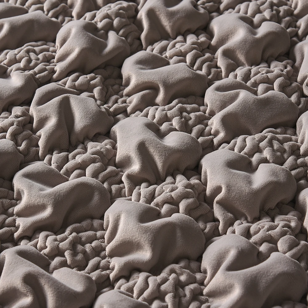 Manufacturer Design Upholstery Foam Mosa Velvet Fabric 3D Embroidery Crash Crinkle Sofa Fabric