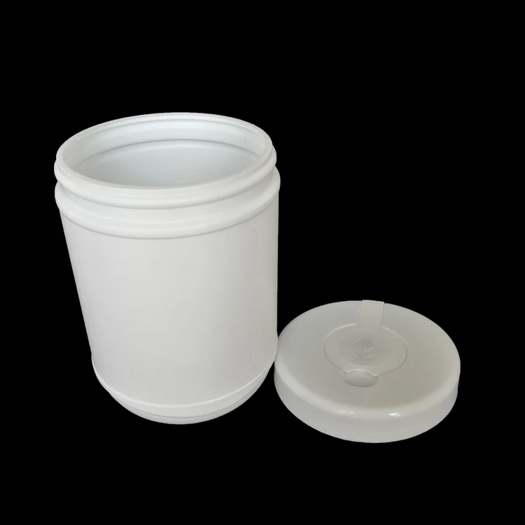 
resealable white color wet wipes plastic container with seal lid 