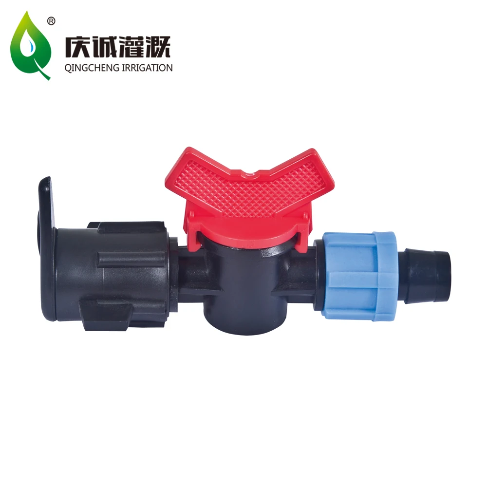 plastic mini valve  PE pipe connector for drip irrigation