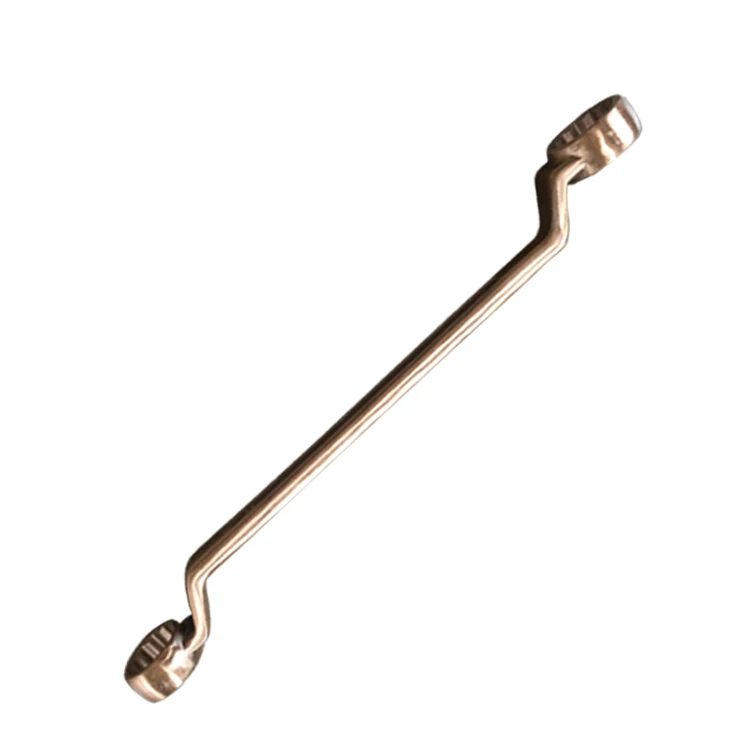 Non sparking Copper Double Ring Wrench 22*24 mm spark free tools manufacturer for power industry