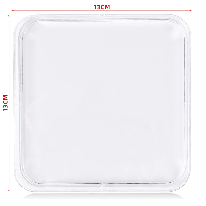 130mm square petri plastic cell culture petri dish