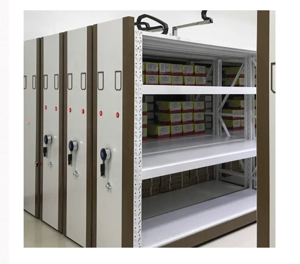 Newest Mobile Storage Shelving System Mobile Compactor System For Library Use