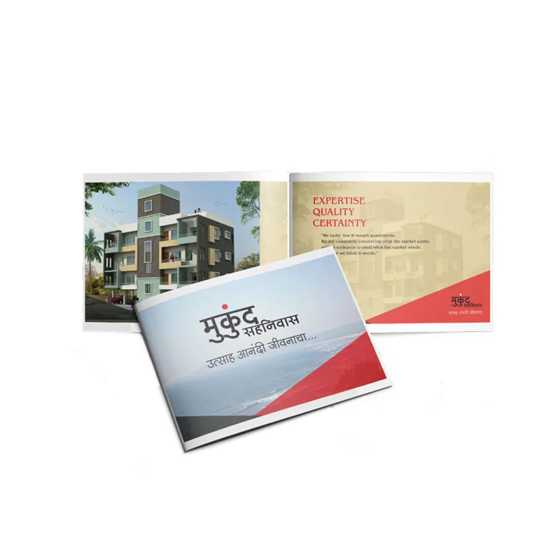 Promotional company mini booklet offset printing company catalog