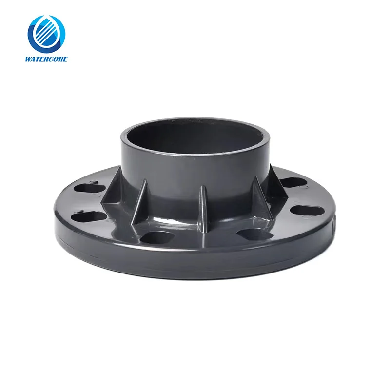 ISO4422 BSEN1452 Standard PN10 Pressure Pipe Fitting Plastic Flange PVC Flange PVC One Piece Flange Used In Pipes And Fittings
