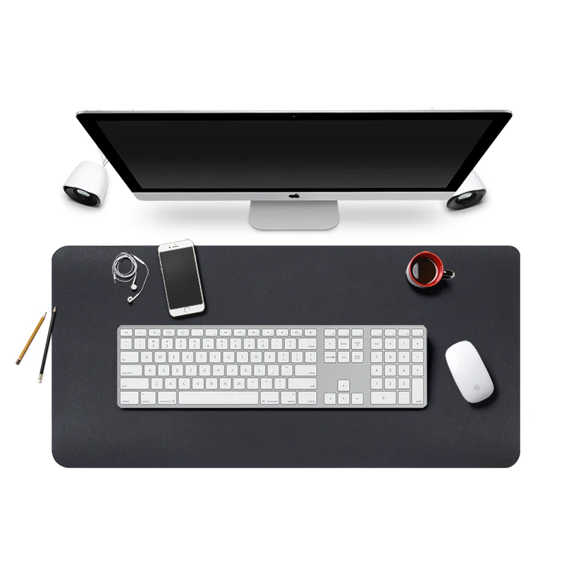
PVC Table Mat Easy Clean Desk PU Leather Office Gaming Desktop Computer Keyboard Waterproof Mouse Mat Pad 
