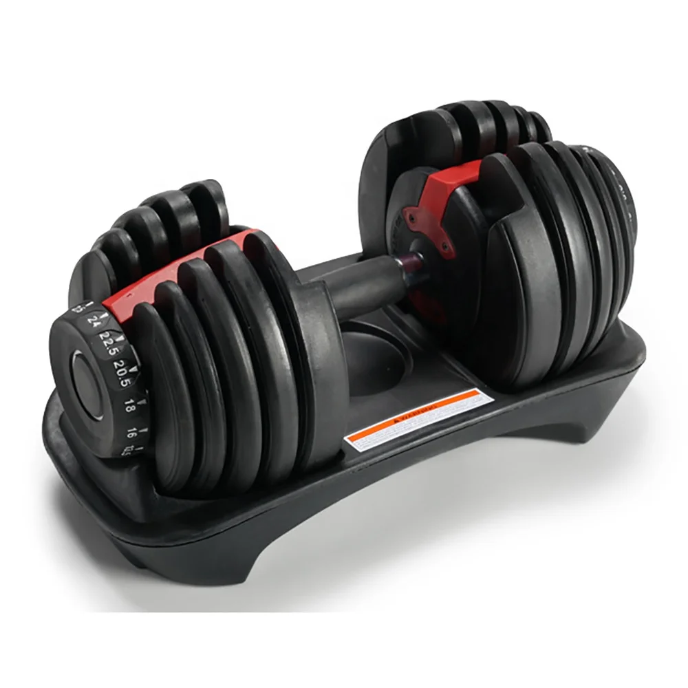
Factory Direct Cheap Home Gym Equipment 1090 Stainless Steel 24kg 40kg 90lbs Adjustable Block Dumbbell For Fitness 