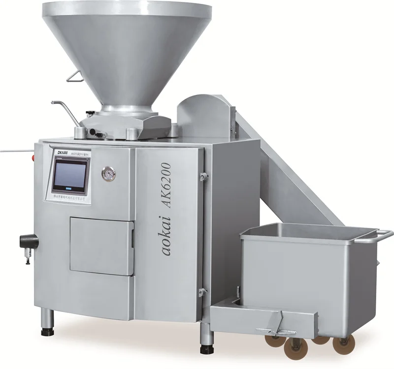 Commercial  sausage vacuum filling machine salami sausage making machine vacuum stuffer