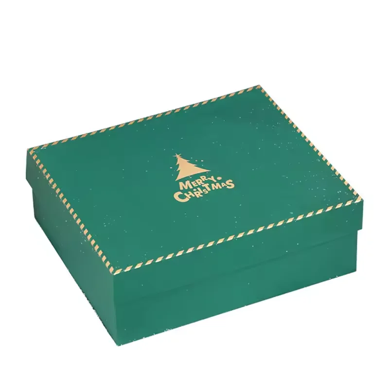 Large Size Red Color Three Dimensional Christmas Gift Craft Paper Box For Thermos Cup Scarf  Packaging