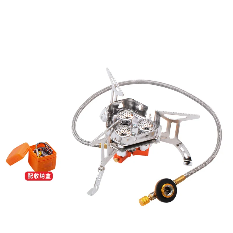 Manufacturer Custom CE Propane Butane Gaskocher Outdoor Small Portable Gas Stove Tragbare Gasherd 3Burner Mini Gas Camping Stove