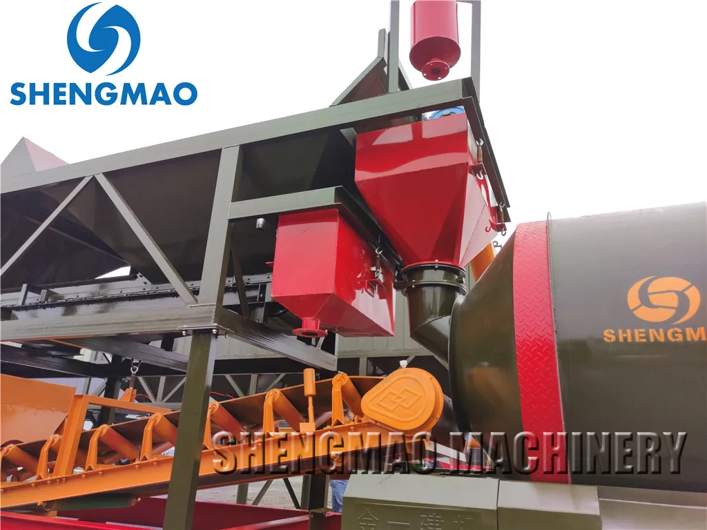 Передвижная бетоносмесительная установка с передвижным горизонтальным цементным силосом