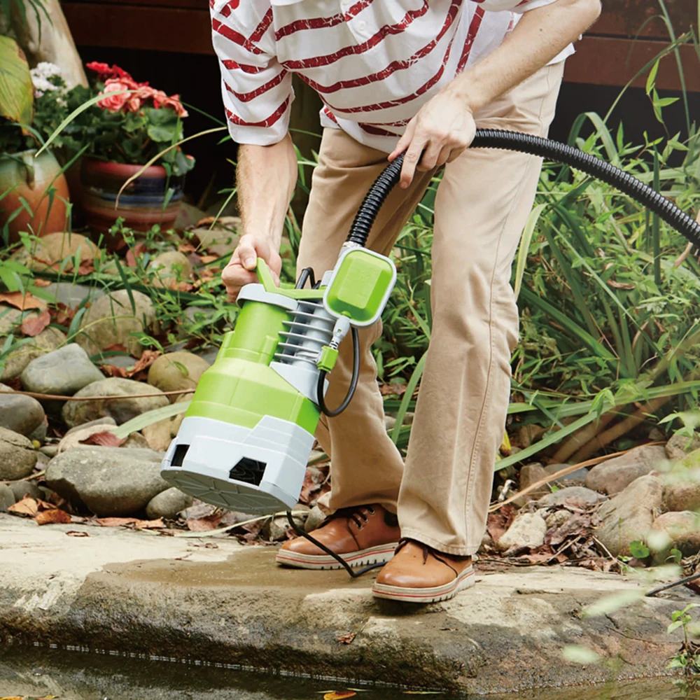 Plastic Shell Drainage Electric Garden Submersible Sump Pump For Dirty Water