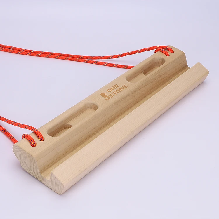 
Best Indoor Bouldering Rock Climbing Wall Portable Wooden Rock Climbing Fingerboard 