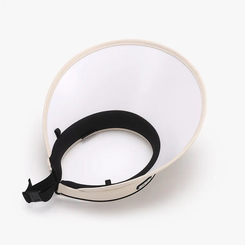 Adults Visor Hat UV Nylon Summer Cap With Adjustable Elastic Headband Shade Hat For Women Beach Visor