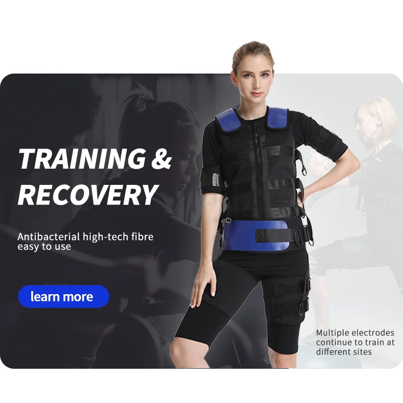 Электрическая стимуляция мышц actiwear xbody ems, одежда для фитнеса для повышения выносливости и энергии