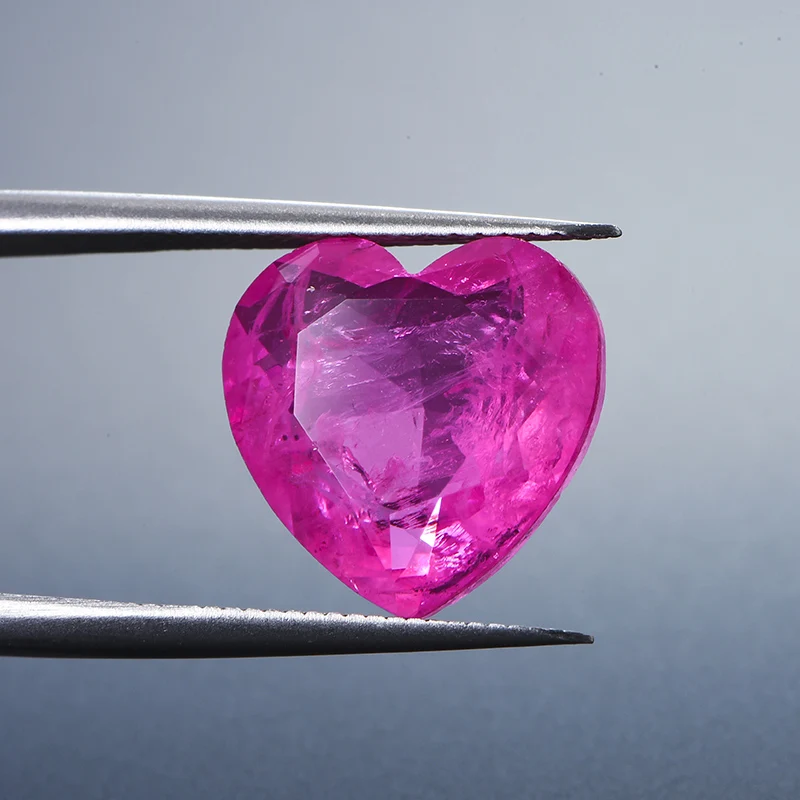 New Arrival Loose Diamond Wholesale Heart Ruby For Ring & Necklace Accessory Fusion Stone