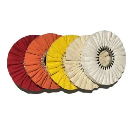 PEXMIENATS 18 INCH White Flannel Airway Mirror Metal Polishing Wheel Soft Cloth Polishing Wheel