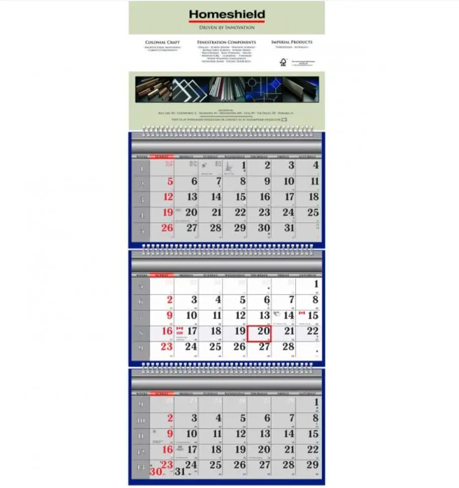 2022 year inspirational calendar wholesale advent Christmas desk calendar printing custom printing wall calendar