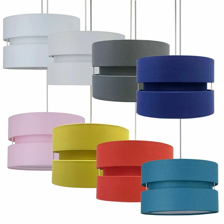 Best selling wholesale modern living room custom printed pvc fabric table lampshade floor lampshade