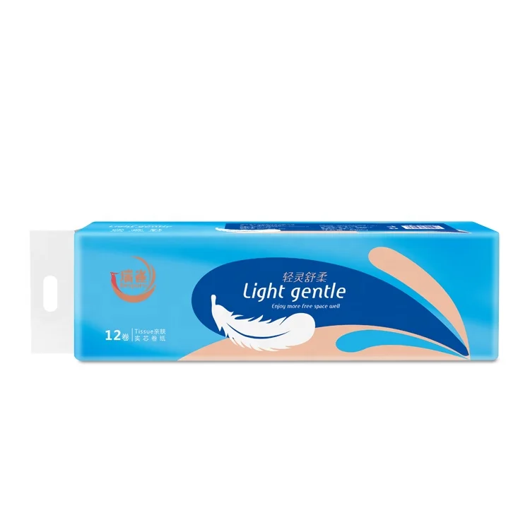 Premium low price 3-ply thickened paper towels Standard toilet paper roll