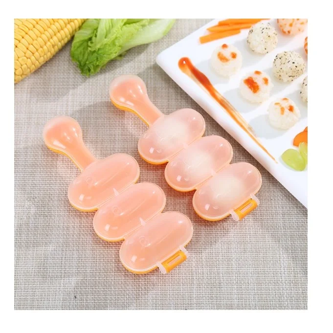 Bento sushi Kitchen Cooking Utensil Tools Creative DIY PP Rice Ball Shaker Maker Mould Sushi Mold Rice Ball Molds