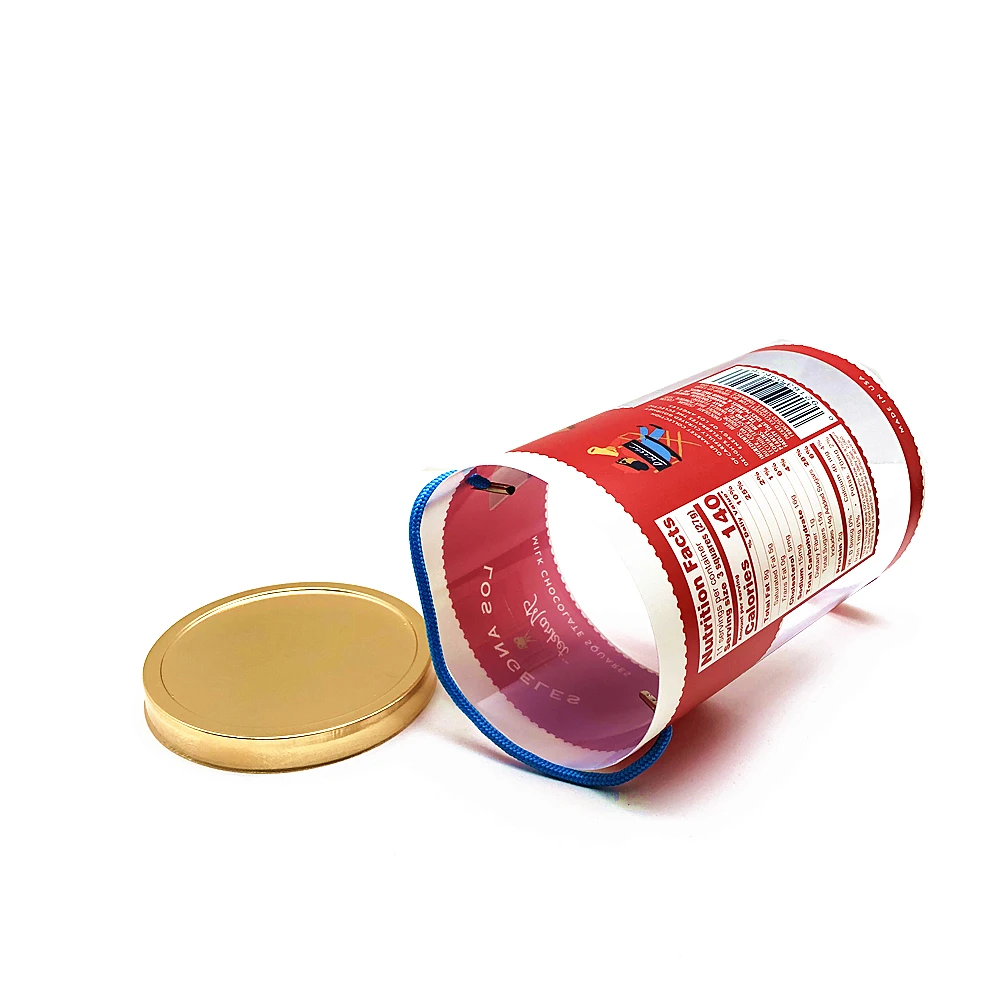 
PVC Transparent Round Packaging Box Clear Plastic Cylinder with Lids 