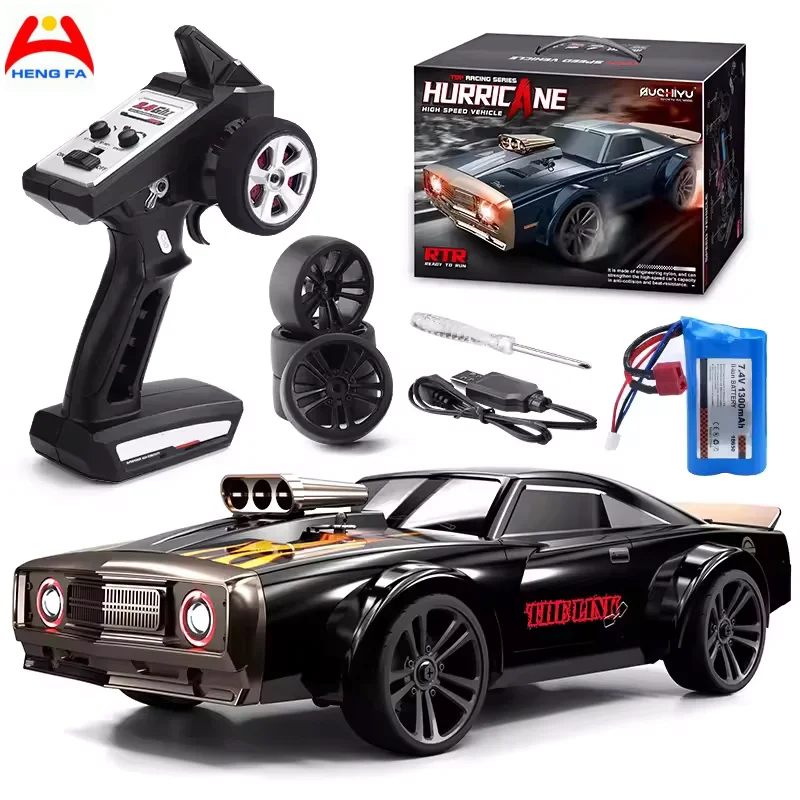 New SCY-16303 Q142 Rc Car 35km/h Rc Car 4wd With Led Light Remote Control Muscle Cars High Speed Drift Racing Vehicle Kids Toys