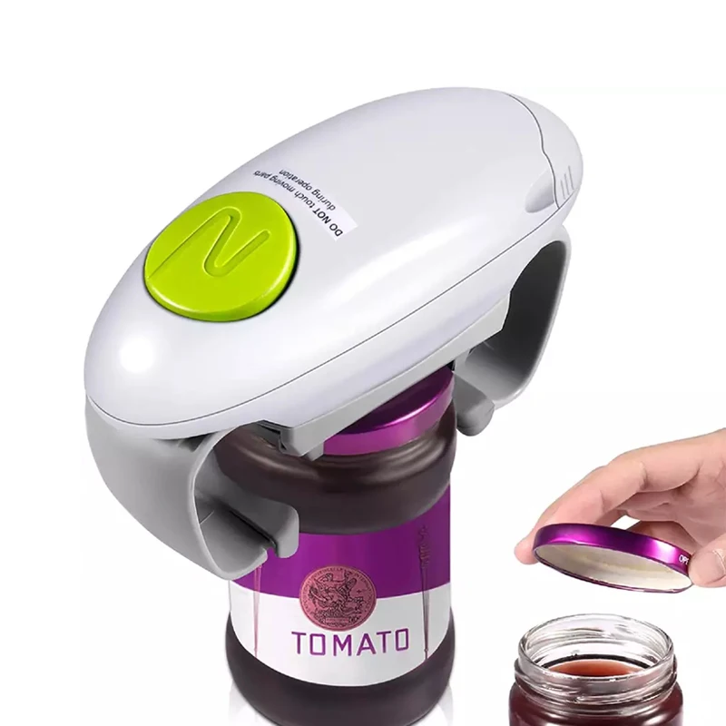 Electric Jar Opener for Weak Hands,Automatic Jar Opener for Seniors with Arthritis,Kitchen Gadget Hands Free Lid Opener