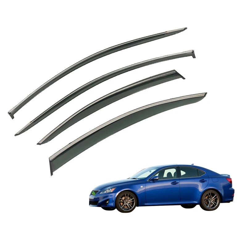 Auto Rain Guard Sun Shield for Lexus IS 300 IS250 2006-2012 Window Vent Deflectors Visor Shade Car Door Window Visors